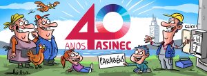 Viñeta de Davila. 40 aniversario ASINEC